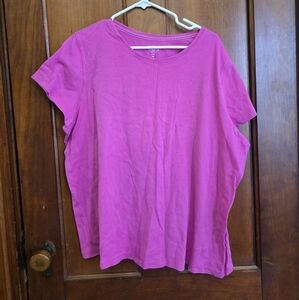 St. John's Bay Pink Crew Neck T-Shirt